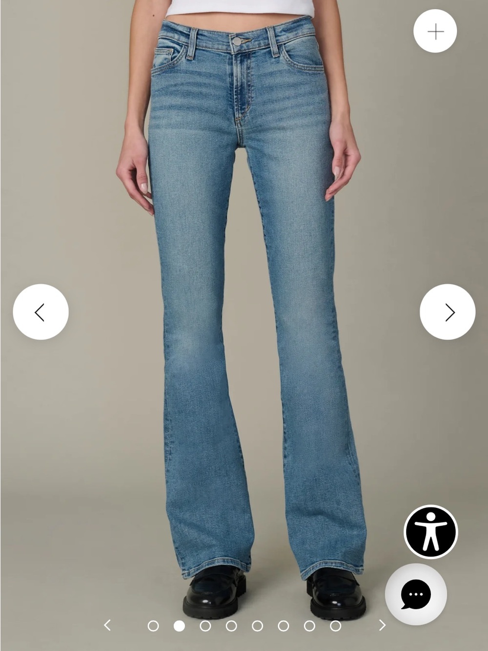 NWOT Joes Jeans The Frankie Bootcut Mid Rise Denim Jeans Size 30 Straight Leg
